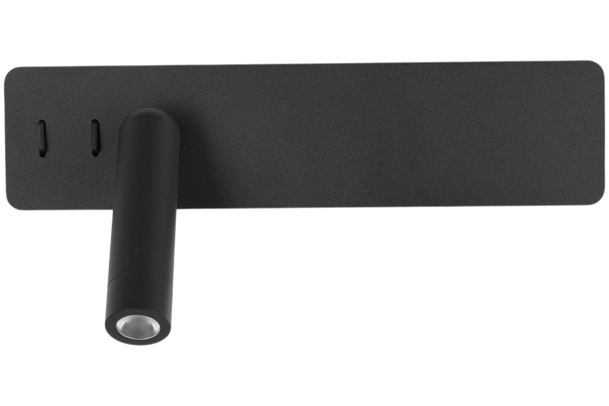 LED Wall Lamp B03 Black 3+5W 3000K (TEKLED)