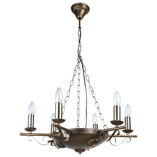Chandelier 2145 AB E14 40W (ASYA-AVIZE)