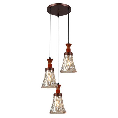 Chandelier 7766-3P E27 40W COFFE (ASYA AVIZE)