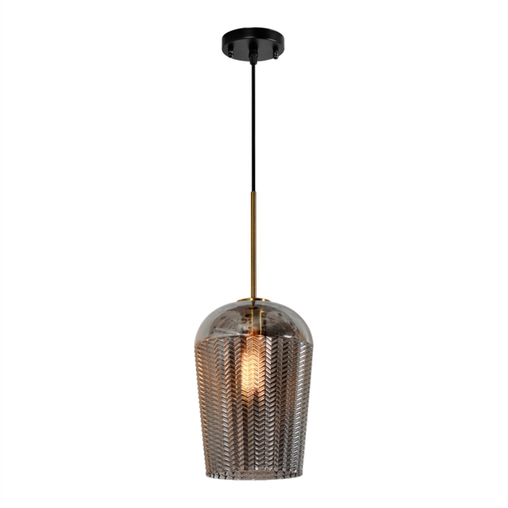 Chandelier 8475-1SK E27 AMBER GLASS (TEKAVIZE)