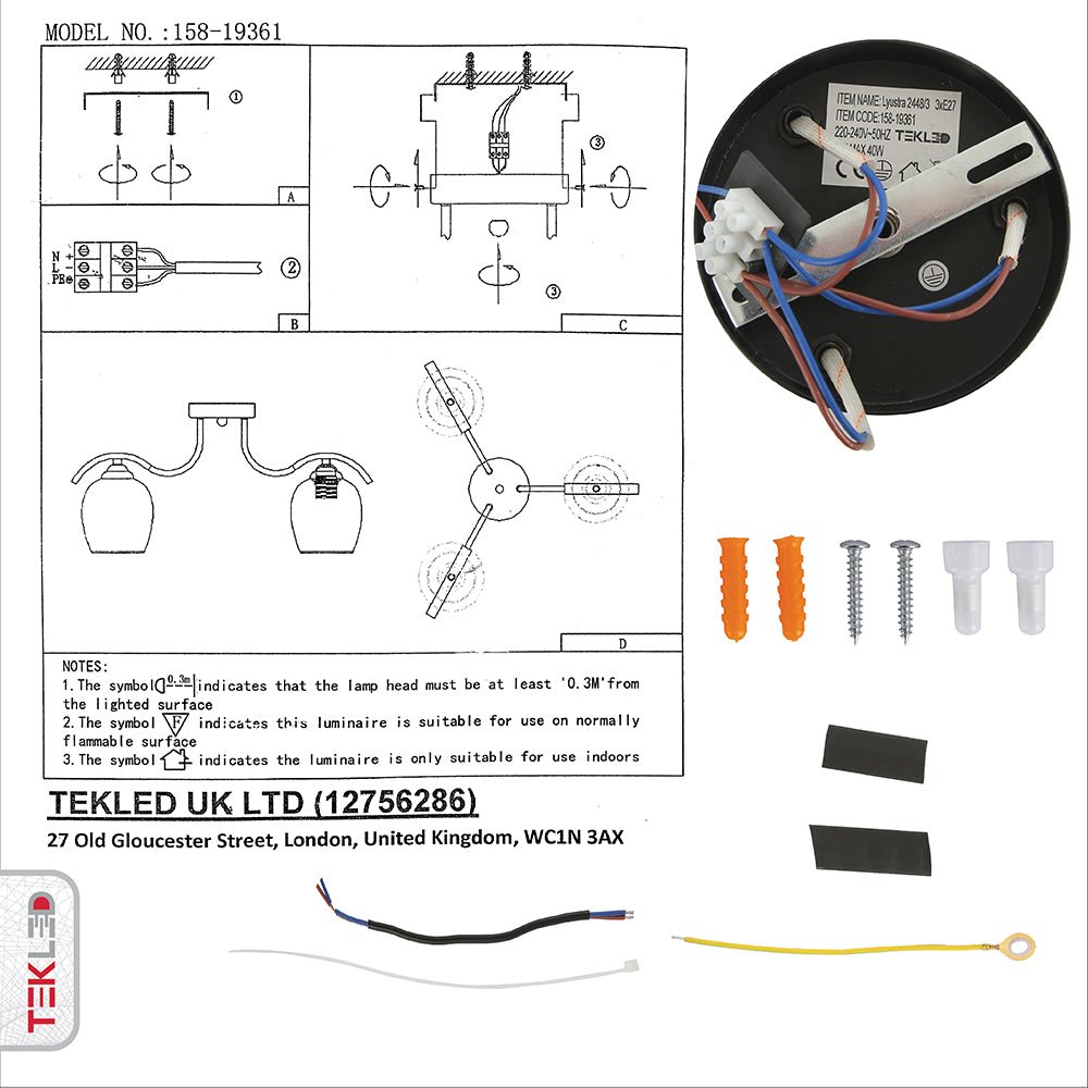 Chandelier 2448 E27 (TEKAVIZE)