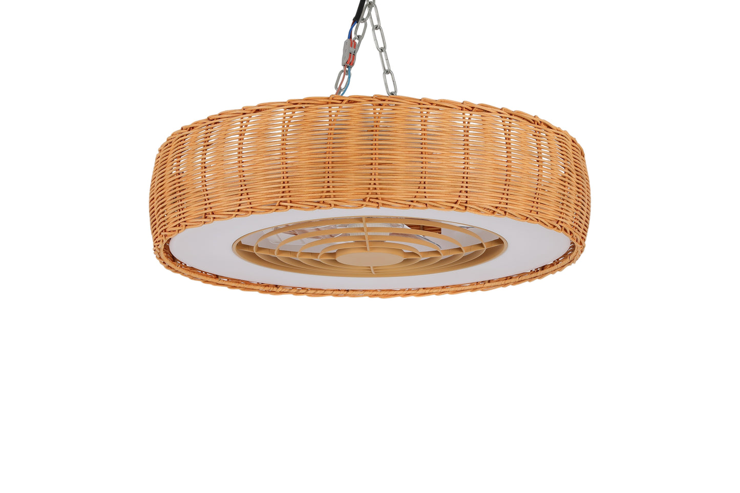 Fan Lamp Plastic+Rattan BL14 LED 55W 3000~6500K(TEKLED)