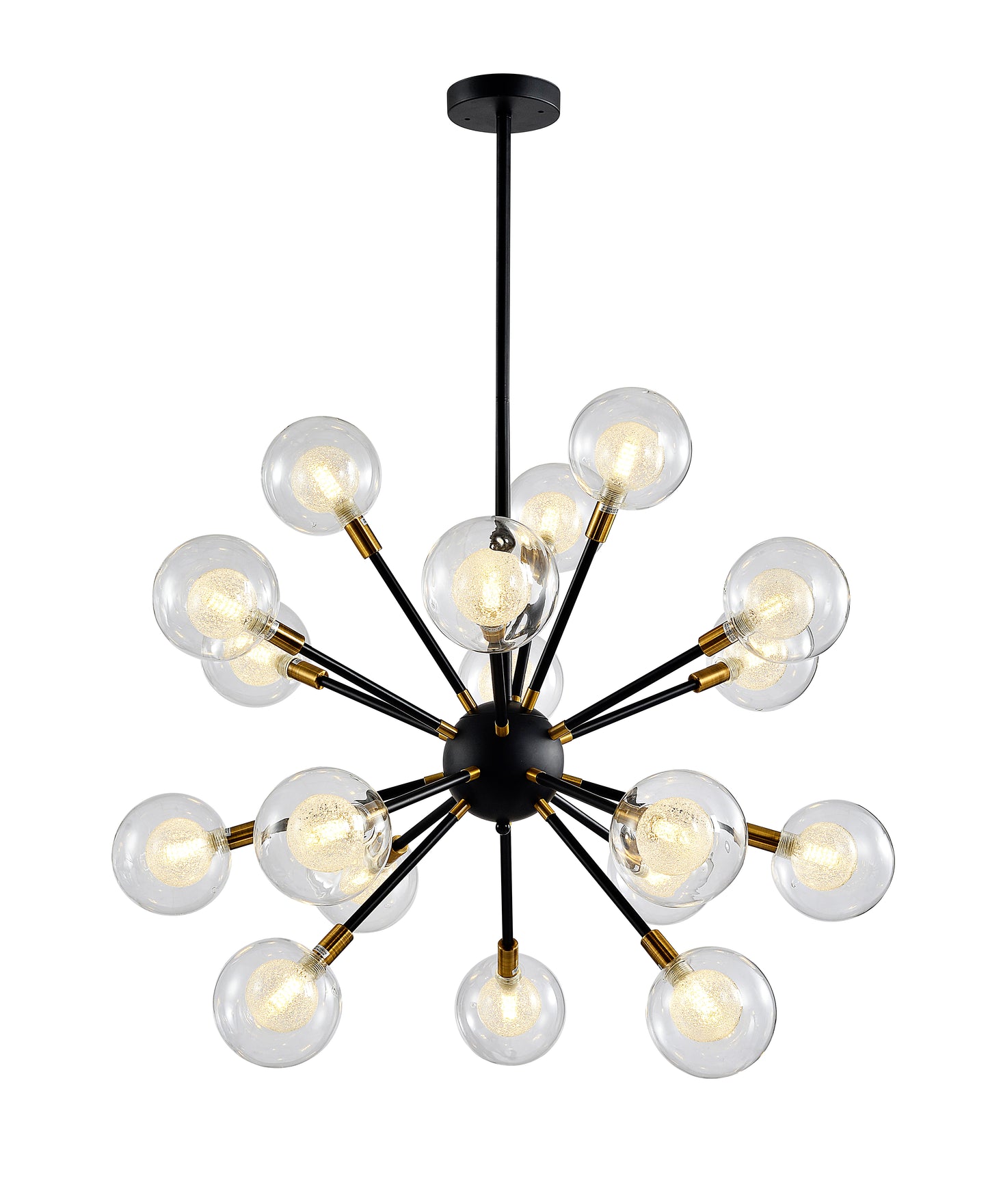 Chandelier 8512-18A 18*G9 BLACK (TEKAVIZE)