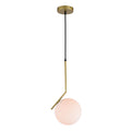 Opal White Glass Globe Pendant Ceiling Light