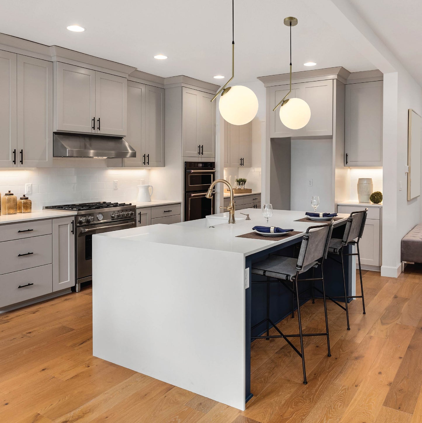 Opal White Glass Globe Pendant Ceiling Light