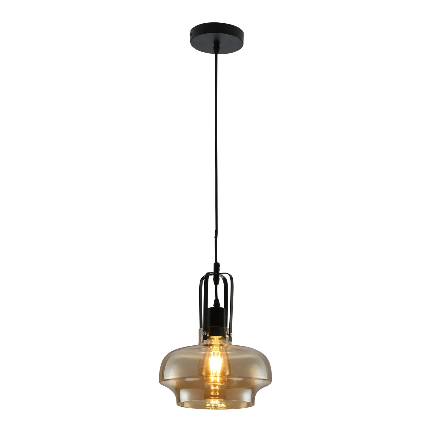Vintage Industrial Japanese Gaslight Minimalist Glass Pendant Light
