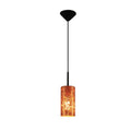 Nebula Copper-Silver-Gold Cylinder Glass Pendant Ceiling Light E27 Fitting