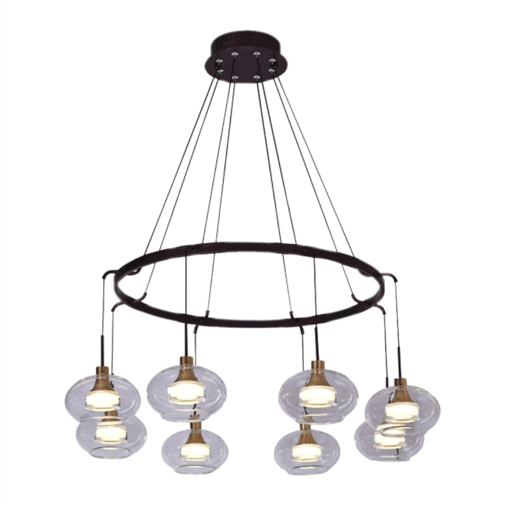 Chandelier LED 7010-8 8x8W 3500K COFFEE (TEKAVIZE)