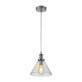 Vase Silhouette Textured Schoolhouse Pendant Ceiling Light