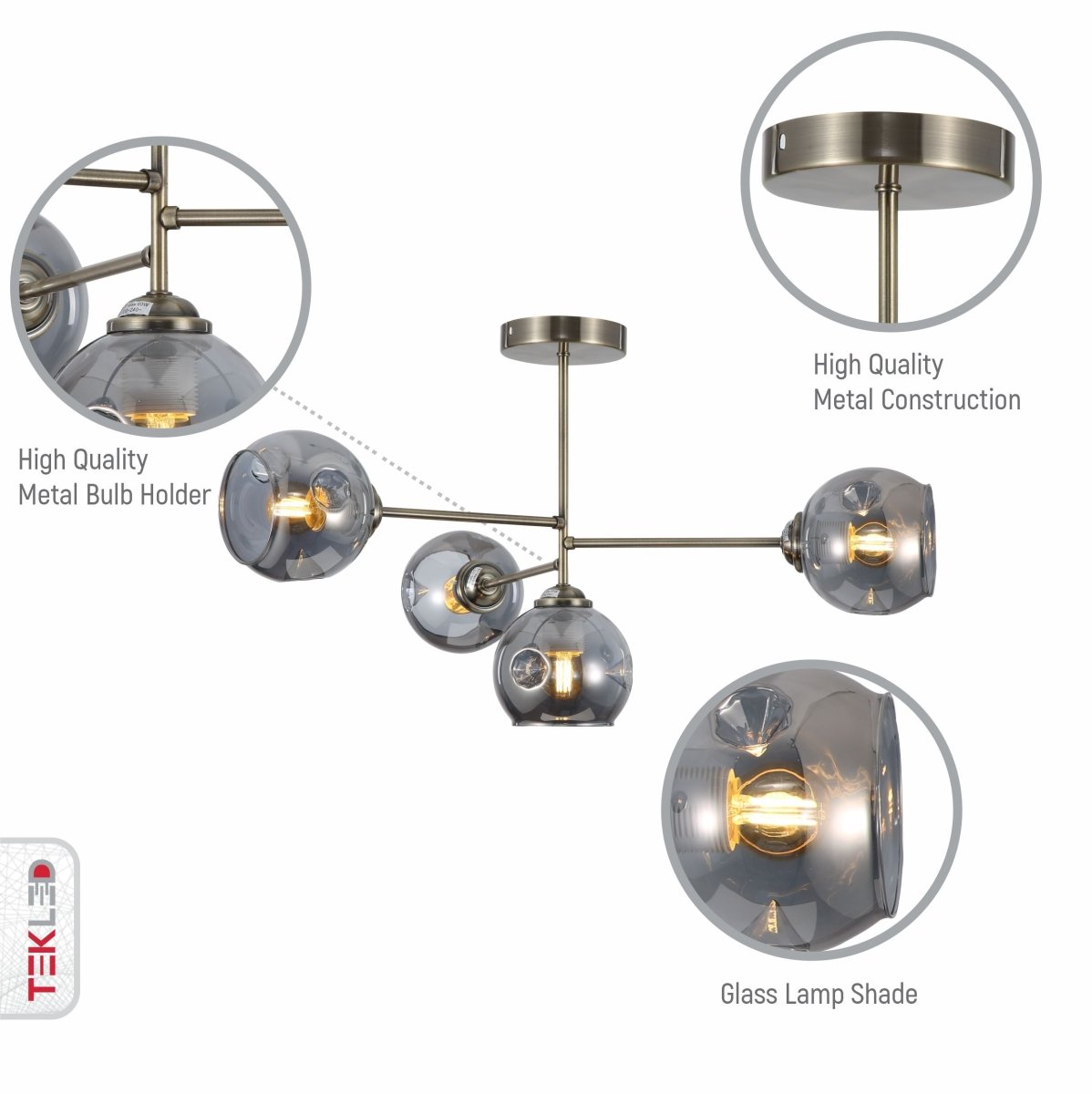 Chandelier 7061 60W 4XE27