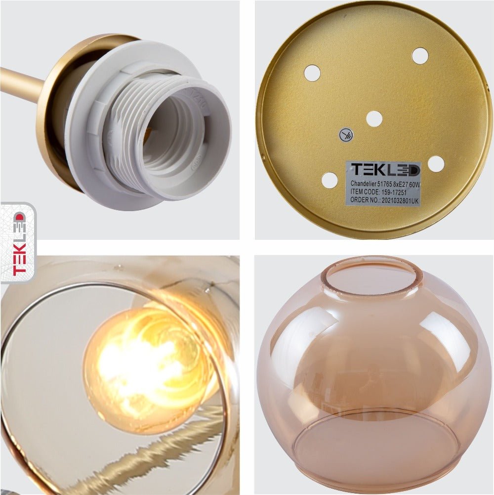 Chandelier 51765 60W E27 (TEKAVIZE)