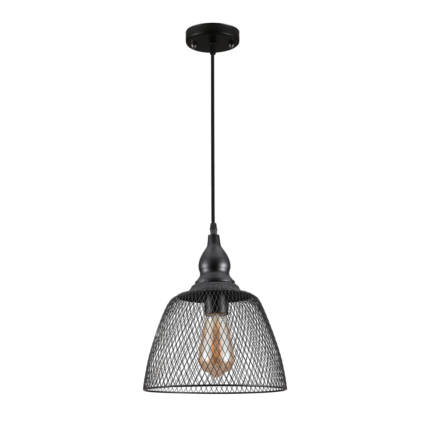 Wire Mesh Industrial Dome Pendant Ceiling Light E27