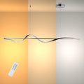 Modern Sleek Infinity Wave LED Pendant Light