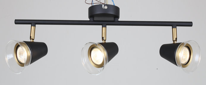PENDANT LAMP 68744 BLACK+BRASS GU10(TEKLED)