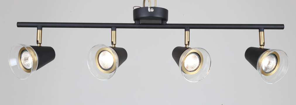 PENDANT LAMP 68744 BLACK+BRASS GU10(TEKLED)