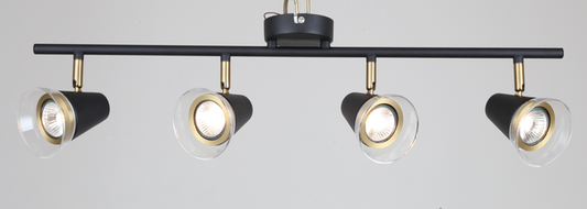 PENDANT LAMP 68744 BLACK+BRASS GU10(TEKLED)