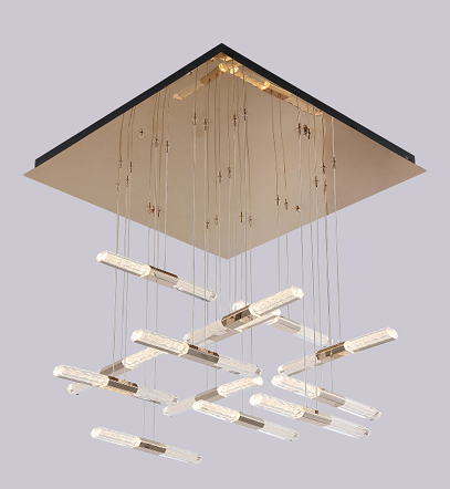 PENDANT LAMP MD6915-A26 GOLD 91W 3CCT (TEKLED)