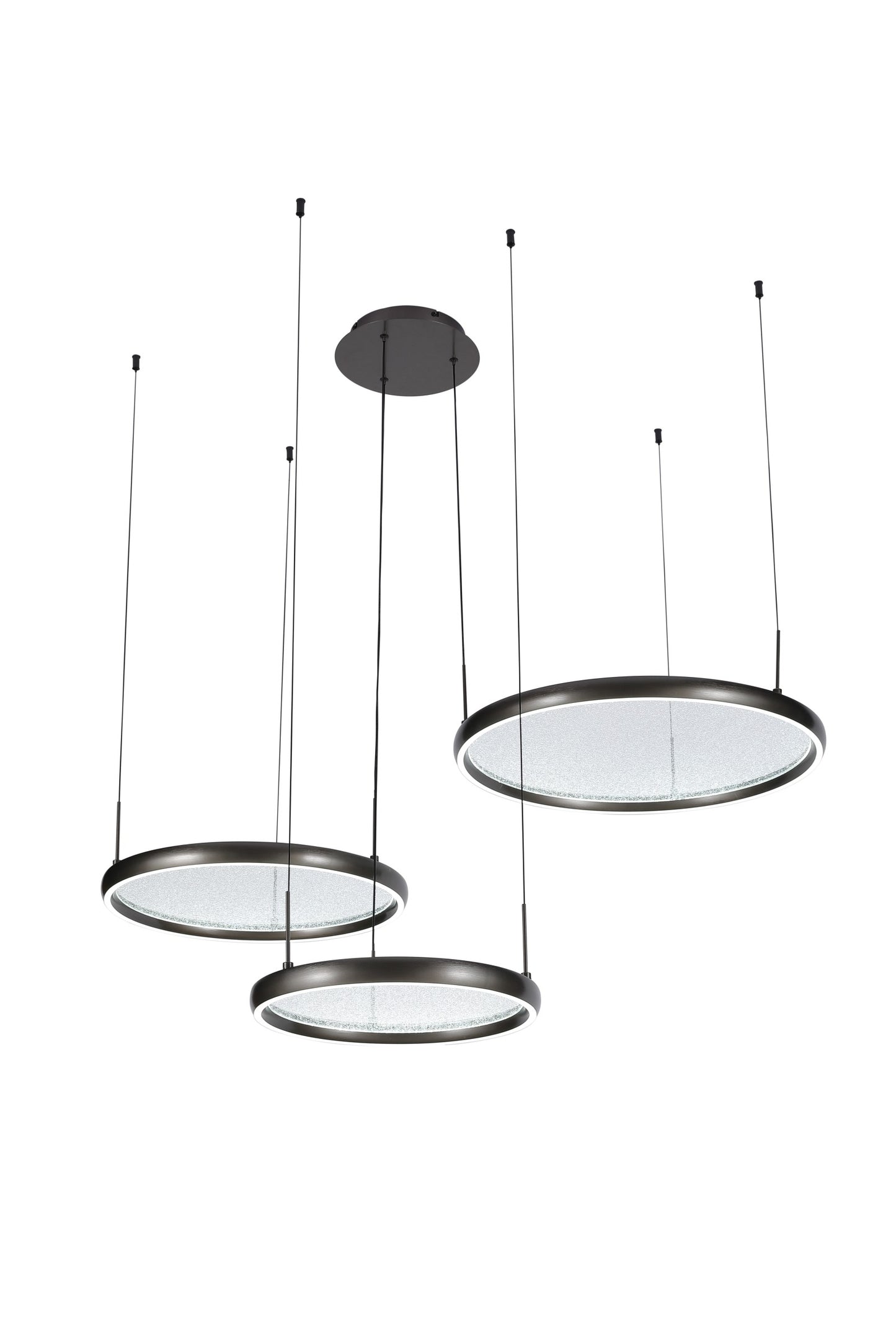 LED PENDANT LAMP BLACK P02191 80W 3CCT (TEKLED)