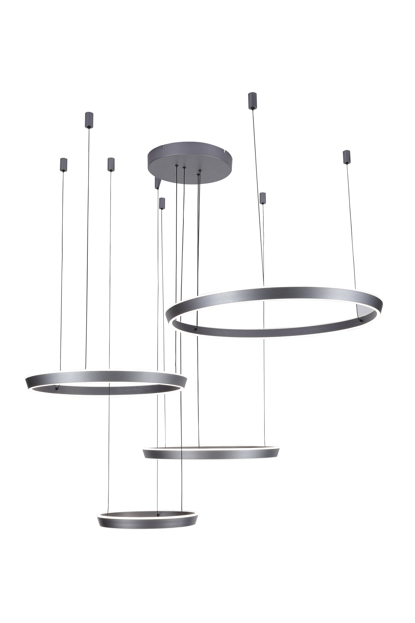 LED PENDANT LAMP DRAK GREY P02052 120W 4000K (TEKLED)