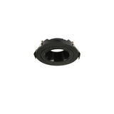 Round Polycarbonate Tilt Recessed Downlight GU10 White or Black