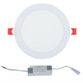 LED BLACK  SLIM ROUND PANEL 12W (TEKLED)