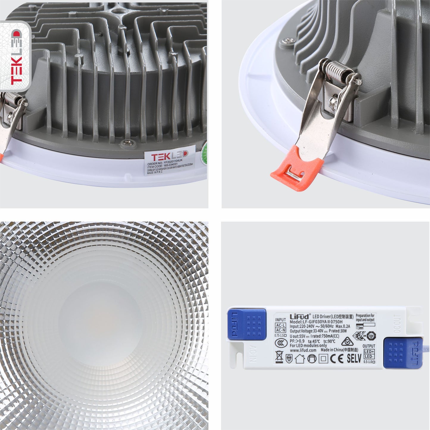 DOWNLIGHT LED AVENA NEW COB 30W WH(TT)