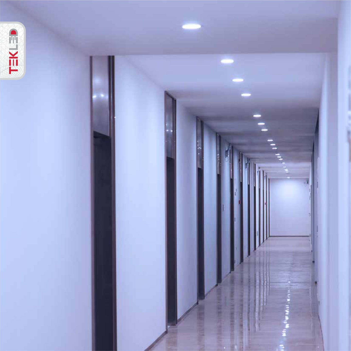 DL LED SLIM ROUND PANEL 6W 5700K (TEKLED)