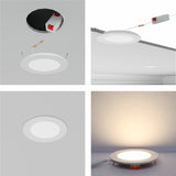 DL LED ROUND PANEL 12W (TEKL)
