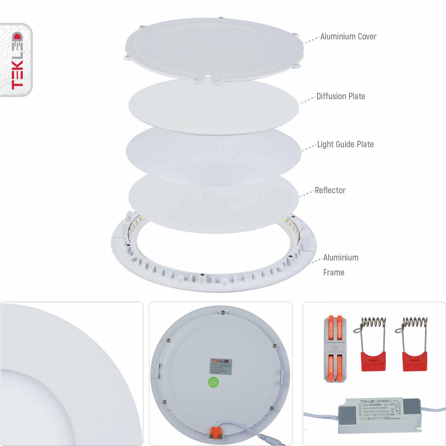 DL LED ACRYLIC ROUND PANEL 18W (TT)