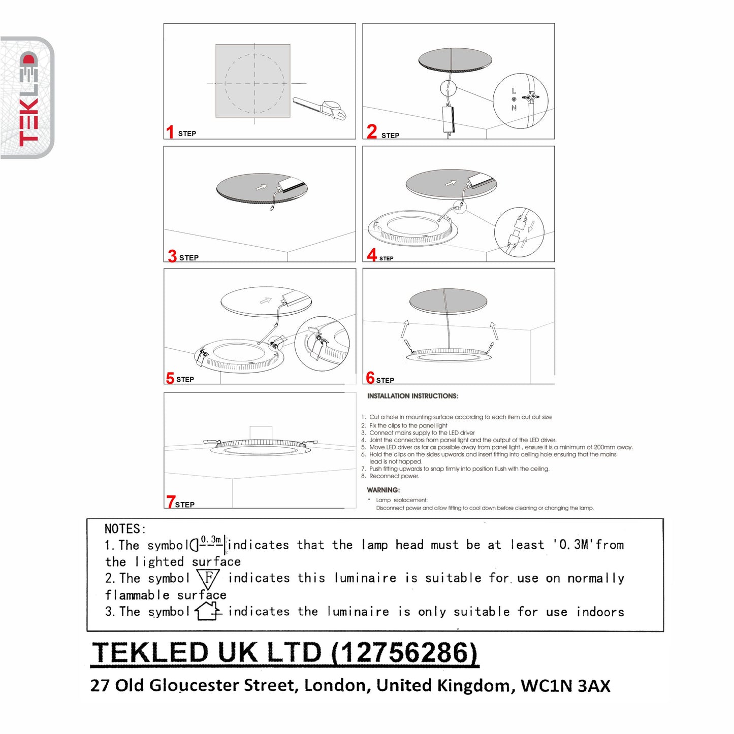 DL LED ACRYLIC ROUND PANEL 18W (TT)