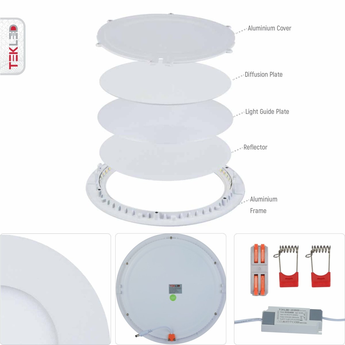 SV-K DL LED SLIM ROUND PANEL 24W 5700K