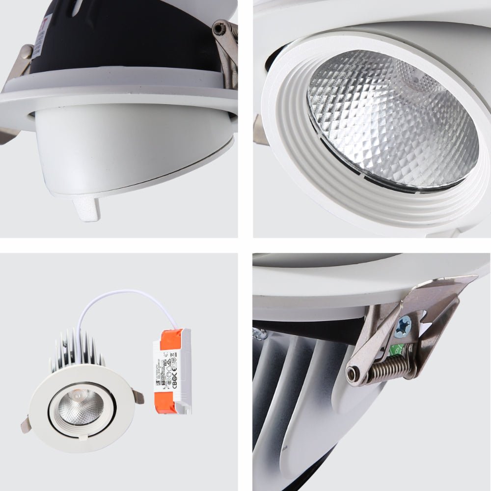 LED SWIVEL & SCOOP DOWNLIGHT 30W COOL WHITE
