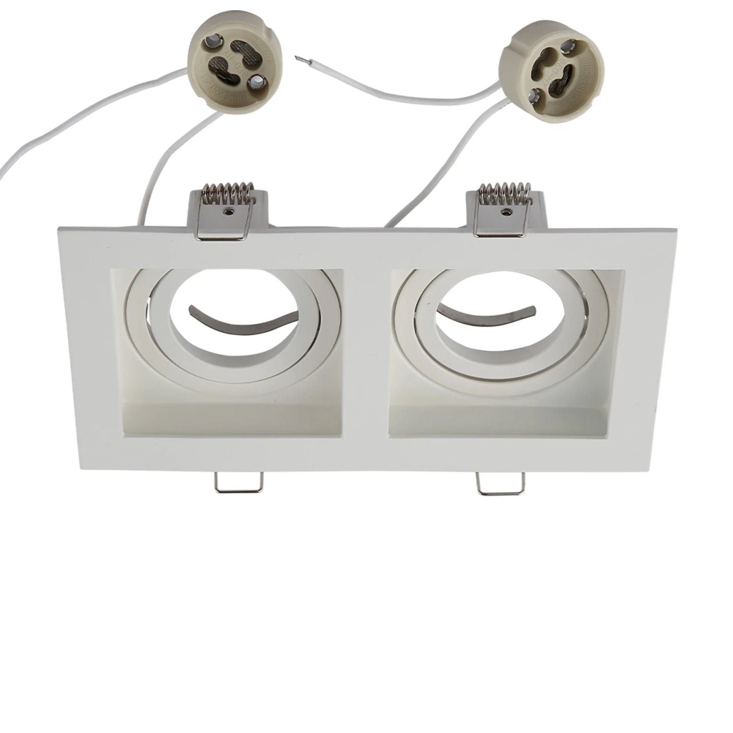 Grille Rectangle Recessed Tilt Downlight GU10