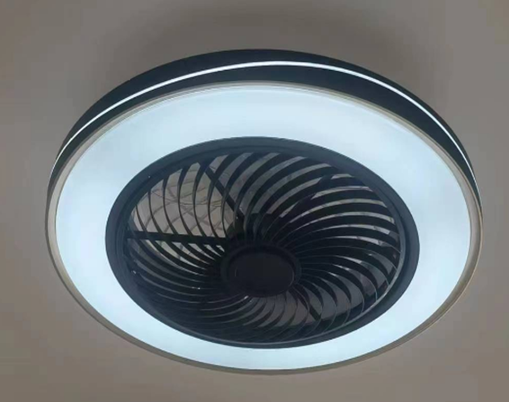 LED FAN LAMP LYF6859 BLACK+GOLD 36W 3CCT D500 (TEKLED)
