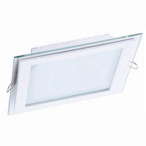 DL LED GLASS KVADRO PANEL 12W 3000K(TS)