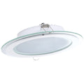 DL LED GLASS ROUND PANEL 18W (TS)