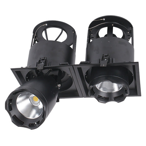 DOWNLIGHT LED LS-DK912-2 2x40W 5700K BLACK(TS)