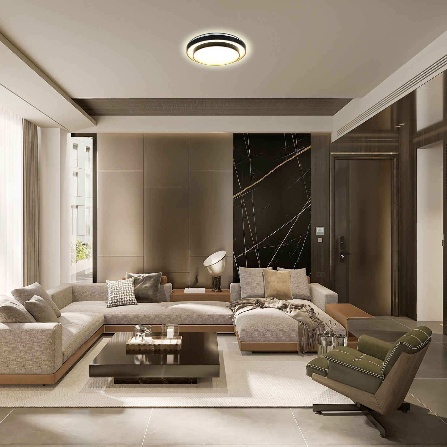 LED CL400 24W BLACK D400 6000K/4000K/30000K