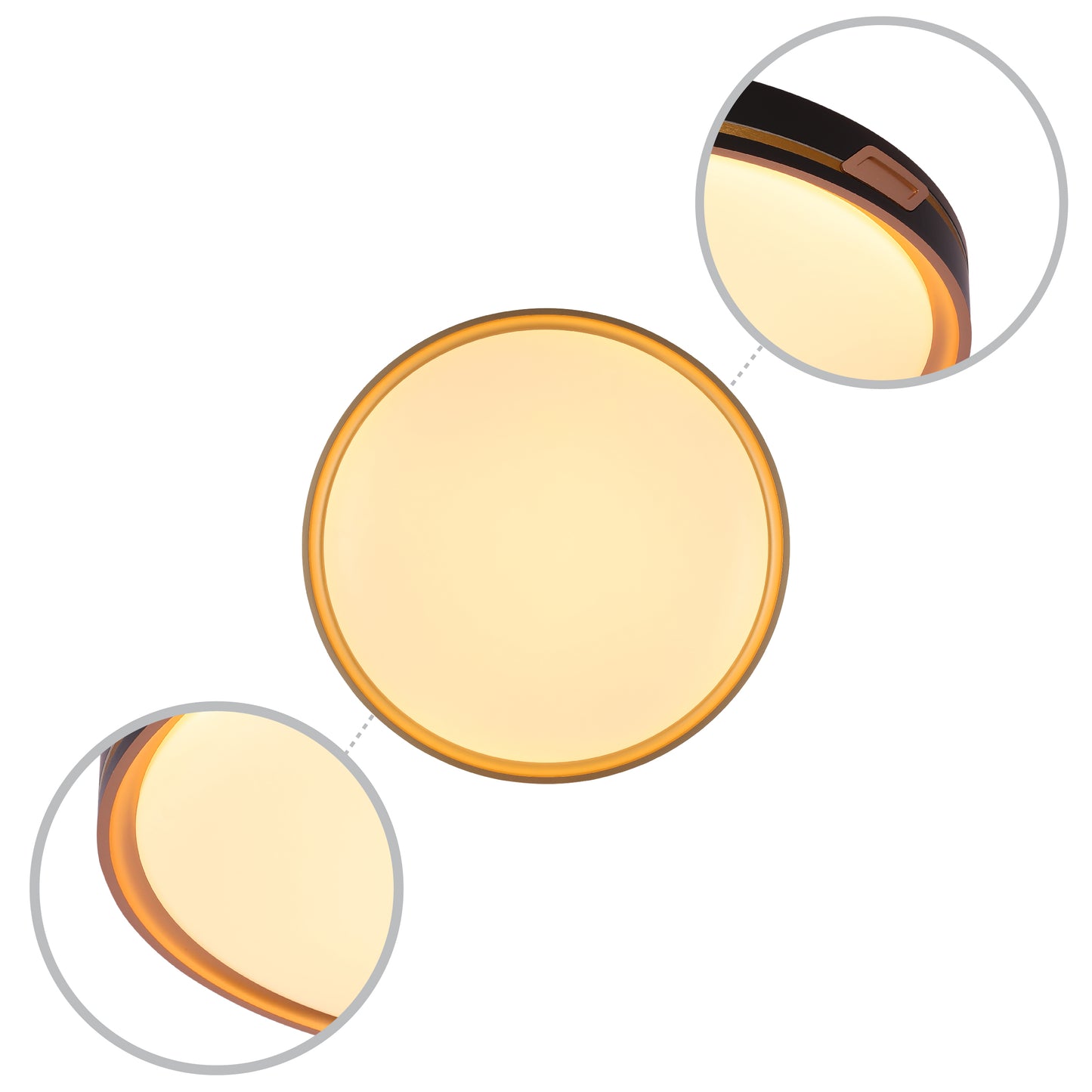 LED EGLO 24W COPPER D400 6000K/4000K/3000K