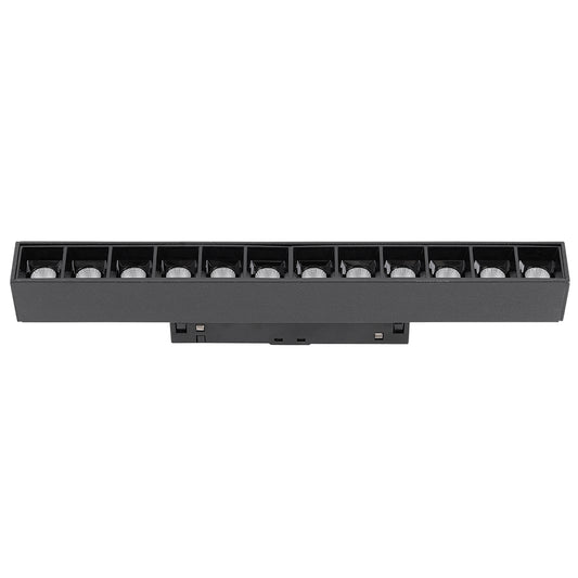 LED MAGNETIC MAG-02 12W 48V BLACK TRACKLIGHT