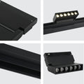 LED MAGNETIC MAG-03 12W 48V BLACK TRACKLIGHT(TEKLED)