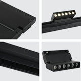 LED MAGNETIC MAG-03 12W 48V BLACK TRACKLIGHT(TEKLED)
