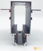 Aluminum Profile for Magnetic SURFACE BLACK Track(TEKLED)
