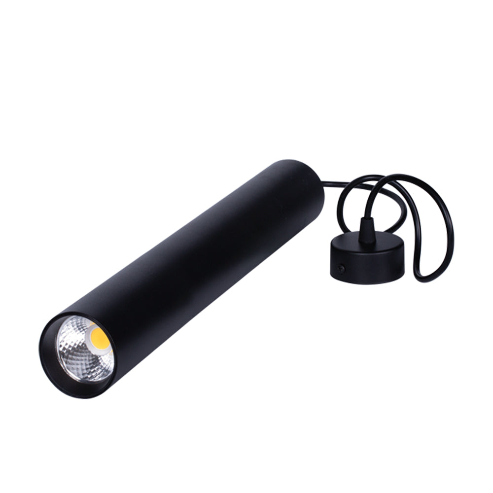 LED PODVES LS-050 10W 4000K BLACK (TEKL)