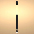 Slim Cylindrical LED Pendant Light - 7W, 4000K Cool White, IP20