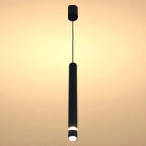 Slim Cylindrical LED Pendant Light - 7W, 4000K Cool White, IP20