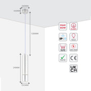 Aluminum GU10 Pendant Light (TEKLED)