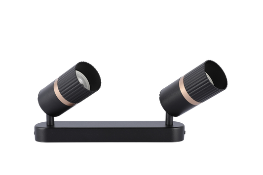 SPOT LIGHT M09S ALU GU10 SAND BK+GD (TEKLED)