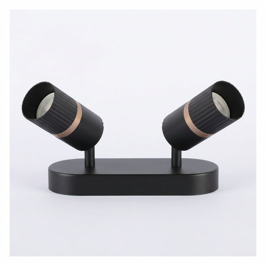 SPOT LIGHT M09S ALU GU10 SAND BK+GD (TEKLED)