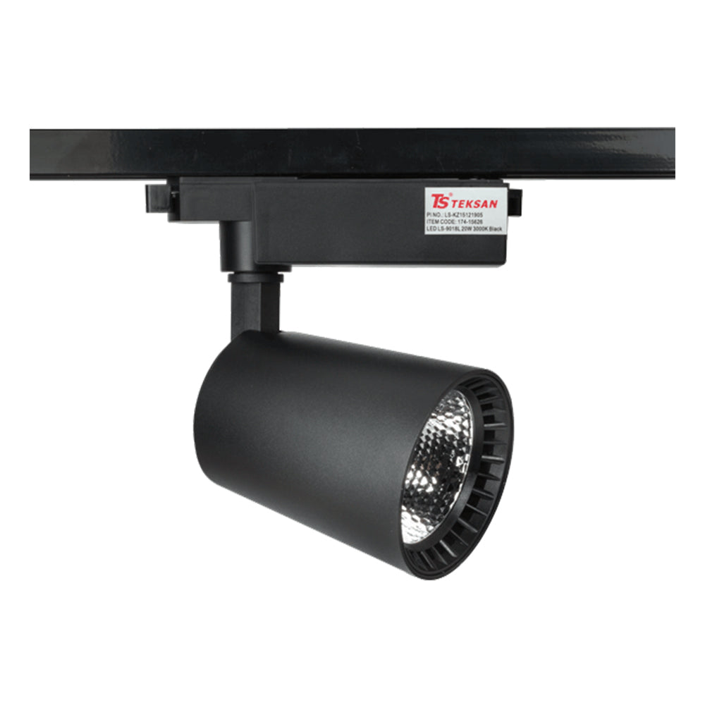 LED LS-002-90 (9018L) 20W 6000K BLACK (TT)